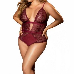 Women's Sofia Floral Bodysuit - Plus - Mapale - 1 of 2