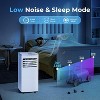 ZAFRO Portable Air Conditioner, 8,000 BTU AC Unit for Bedroom Room Garage RV, 24H Timer/Remote Control/2 Speeds/LED Display - 4 of 4