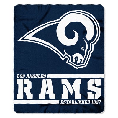The Northwest Company Los Angeles Rams Fleece Throw , Blue