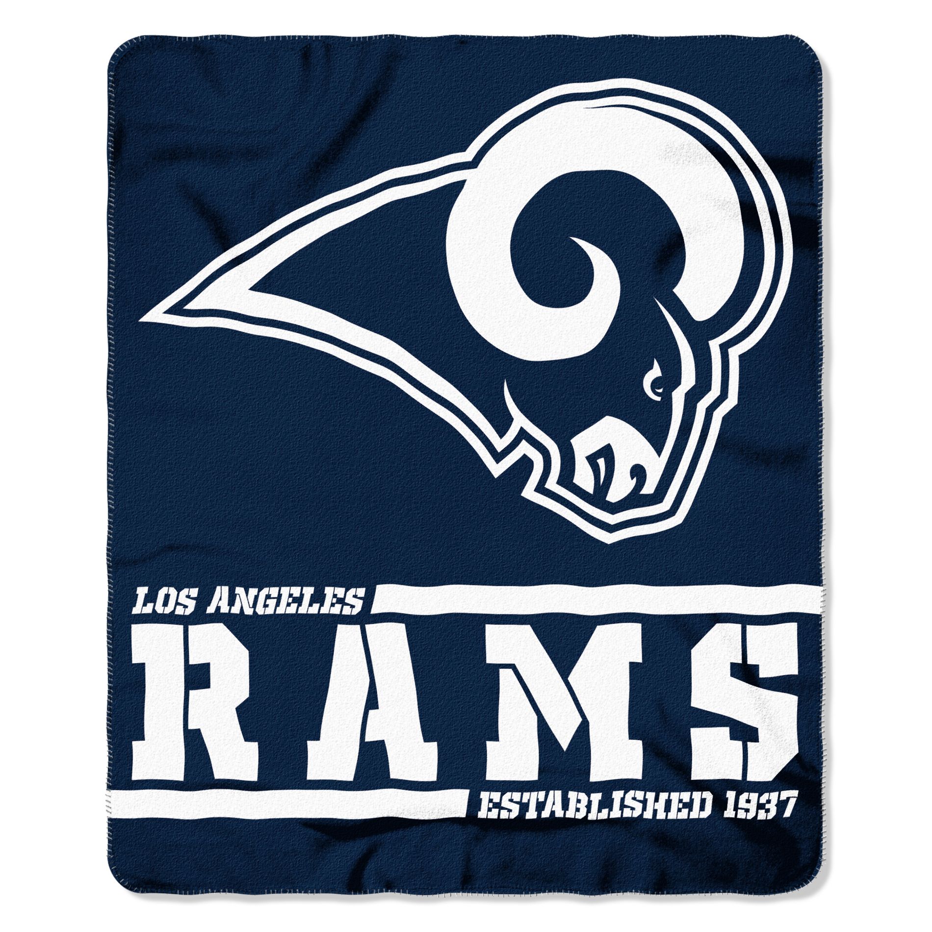 The Northwest Company Los Angeles Rams Fleece Throw , Blue