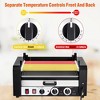 Electric 18 Hot Dog Sausage 7 Roller Grill Cooker Warmer Machine - 2 of 4