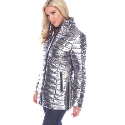 target white puffer coat