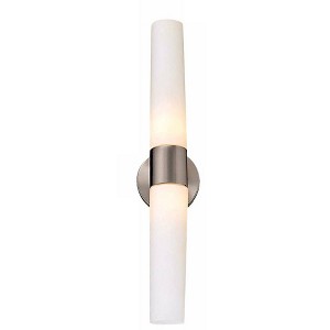 George Kovacs Saber Brushed Nickel 2-Light Bath Bar - 1 of 4