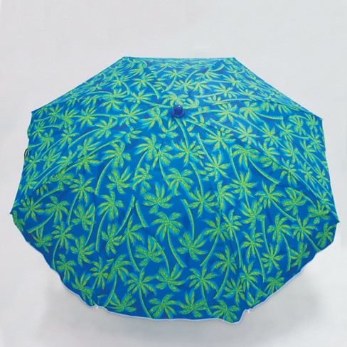 Patio Beach 6 Umbrella Blue Green Evergreen Target