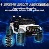 12V Kids Electric Ride-On Truck with Remote, Spring Suspension, LED Lights, Music & Battery Display, Dual 30W Motors - 3 of 4