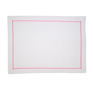 Saro Lifestyle Embroidered Line Design Placemat (Set of 4) - 1 of 4