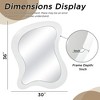 Beautyolove Irregular Wavy Wood Framed Wall Mirror - 4 of 4