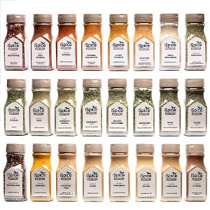 iSpice | 24 Pack of Spice and Herbs | Silk Road | Mixed Spices & Seasonings Gift Set | Kosher - 1 of 4