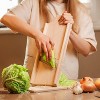Attop Wooden Cabbage Shredder for Coleslaw (16.6x6.3 in) - Heavy Duty Cabbage Grater for Slaw & Sauerkraut - Slaw Slicer Maker - 3 of 4