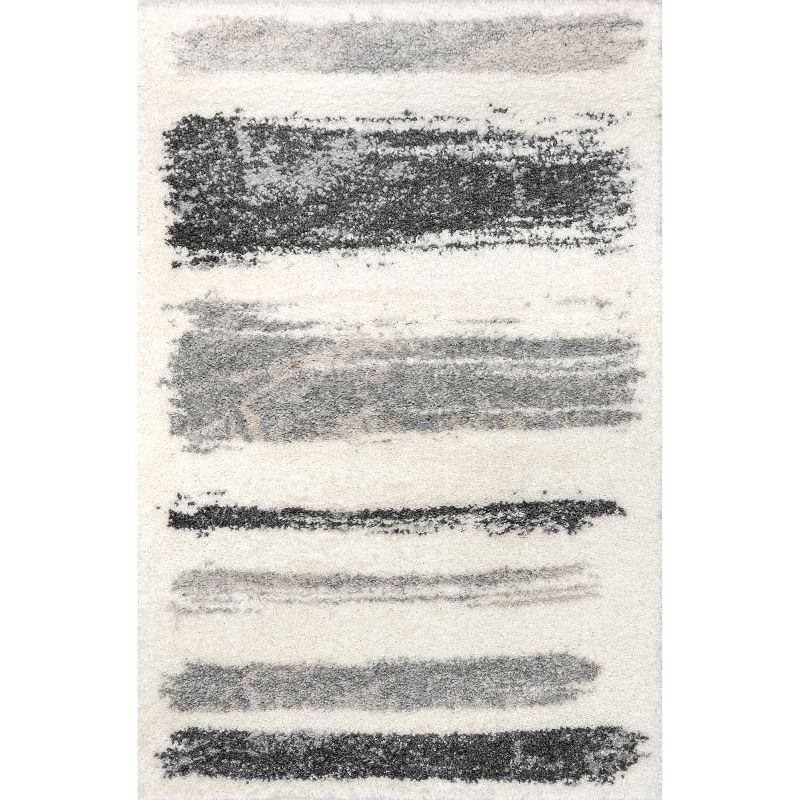 nuLOOM Clementine Abstract Stripes Shag Area Rug, 1 of 11