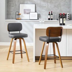 Bekrvio 26'' Swivel Counter Height Bar Stools - 1 of 4
