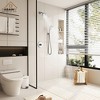 CASAINC 5 inches Wall Mounted Dual Head Shower System with Handheld Spray, Brushed Gold - 2 of 4