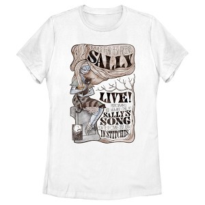 Women's The Nightmare Before Christmas Summer Fear Fest Sally Poster T-Shirt - 1 of 4