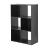 6-Cube Storage Organizer 3-Tier Bookcase Display Shelf for Home Office - 3 of 4