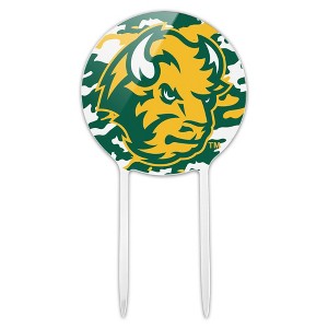 North Dakota State Camo Acrylic Cake Topper Party Decoration for Wedding Anniversary Birthday Graduation - 1 of 4