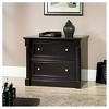 Sauder Palladia Lateral File Cabinet Wind Oak: Mid-Century Modern, 2-Drawer, Particle Board, 29.606"H - 2 of 4