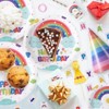 200 Pc Christmas Party Supplies, Funny Tableware Sets: Dinner Plates,Dessert Plates,Napkins,Cups,Spoons,Forks,Knives,Straws for 25 Guests,Party Decor - 3 of 4