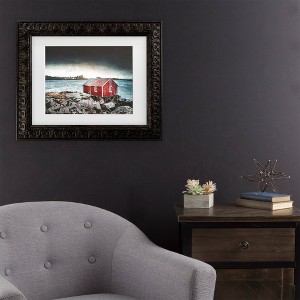 Trademark Fine Art Philippe Sainte Laudy Norwegian Texture Red Matted Framed Art - 1 of 4
