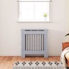 vidaXL Radiator Cover 2 pcs Engineered Wood - 3 of 4