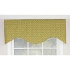 RLF Home Cabana Cornice 100% Cotton with Fully Lined 3" Rod Pocket Valnance for Windows 50" x 17" Sage - 2 of 4