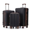 MAYEERTY 3-Piece Luggage Set (20"/24"/28") - PP Spinner Wheels, Carry-On, Matching Color, Combination Lock - 3 of 4