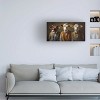 Canvas Wall Art - Sean Parnell 'Cow Nerd' Wall Art for Living Room, Bedroom, or Office Décor by Trademark Fine Art - 24 x 12 Inches - 2 of 4