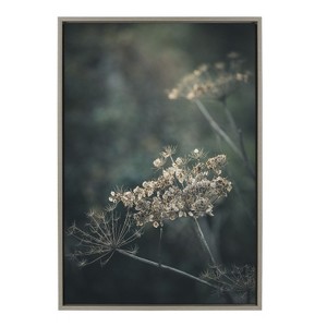 Kate and Laurel Sylvie Fall Stems Framed Canvas by Emiko and Mark Franzen of F2Images, 23x33, Gray - 1 of 4