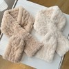 Anna-Kaci Soft Plush Faux Fur Scarf with Cozy Slip Through Design 31.5×5 Inches - 2 of 3