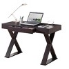 NicBex Home Office Desk 47.25" L Morden Writing Desk with Drawer, Wooden Desktop and X-Shaped Legs for Study and Work - 2 of 4