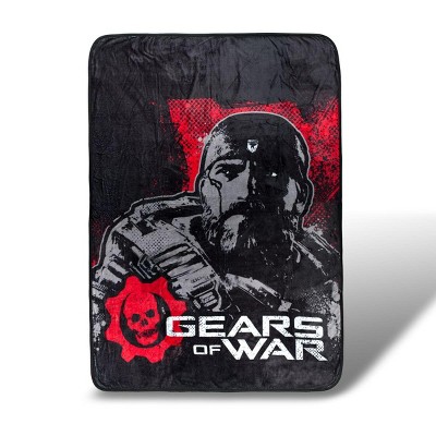 Just Funky Gears Of War Lightweight Fleece Throw Blanket | 45 x 60 Inches