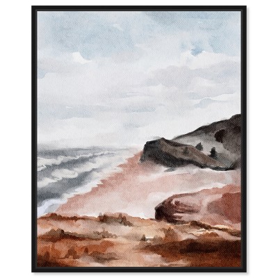 Art Remedy Close to the Harbour Landscape Wall Art Framed