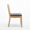 Kumasinova French Farmhouse Dining Chairs Set of 2,Kitchen Chairs with Square Upholstered/Rattan Back,Accent Chairs with Carved Wood/Hardwood Frame - 2 of 4