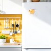 Unique Bargains Magnetic Refrigerator Sticker Yellow Red 1 Pc - 2 of 3