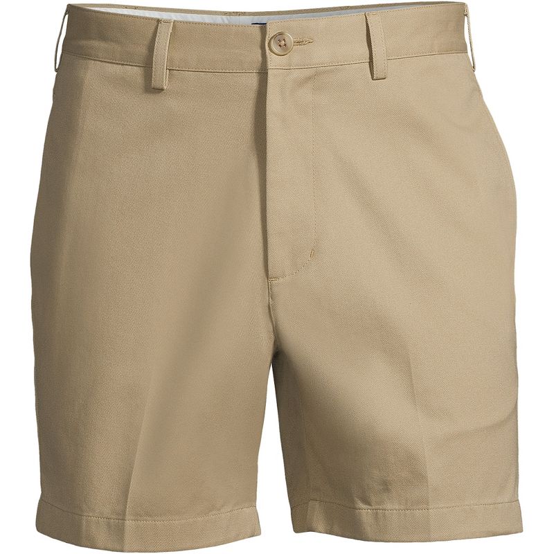Lands' End Lands' End Men's Traditional Fit 6" No Iron Chino Shorts, 3 of 5