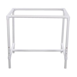 Dritz Quilter's Floor Frame Adjustable White: PVC Quilting Frame, Square Shape, 36.3" x 12.6" Embroidery Hoops & Frames - 1 of 3