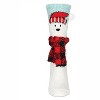 Memoi Women's Polar Bear Embellished Critter Plush Crew Socks Ivory One Size - 2 of 4