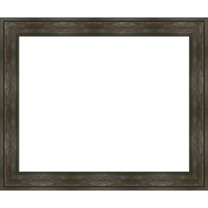Amanti Art Rail Rustic Char Framed Dry Erase Magnetic Board - 1 of 4
