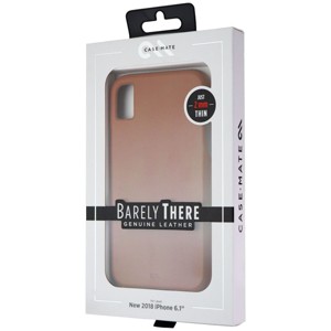 Case-Mate Barely There Leather Case for Apple iPhone XR - Butterscotch Brown - 1 of 1