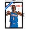 Trends International NBA Oklahoma City Thunder - Shai Gilgeous-Alexander 23 Framed Wall Poster Prints - 3 of 4