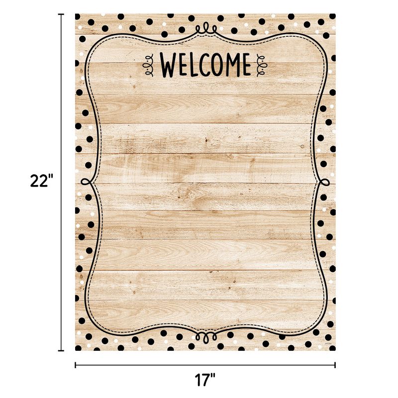 Creative Teaching Press® Core Decor Black, White, and Wood Classroom Essentials 4-Chart Pack, 3 of 6