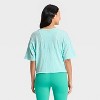 Women's Slub Boxy Short Sleeve Top - JoyLab™ - 2 of 3