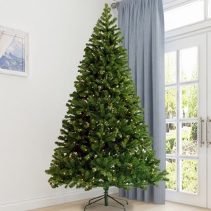 Maggift Artificial Plant Pre-lit Halloween Christmas Tree 6ft Artificial Hinged Xmas Tree with Foldable Stand, Green, 39.37"*39.37"*70.86" - 1 of 4