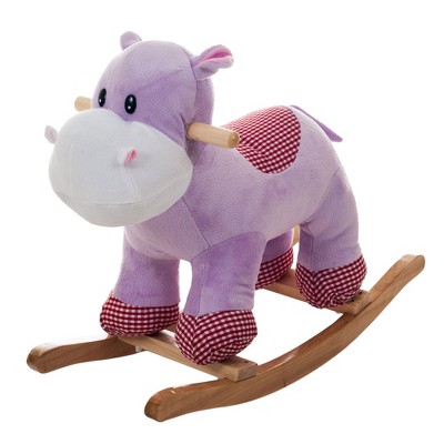 Toy Time Kids' Ride-On Henrietta the Rocking Hippo - Purple