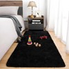 Plush Fuzzy Rugs Ultra Soft Fluffy Furry Rugs Non Slip Non Shedding Area Rug Indoor Carpet Nursery Rugs for Kids Room Bedroom Home Decor - 3 of 4