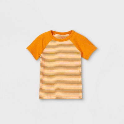 orange striped t shirt