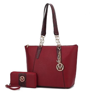 MKF Collection Ximena Women’s Tote Bag with matching Wristlet Wallet by Mia K - 1 of 4