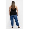Women's Plus Size Charley Top - black | CITY CHIC - 3 of 4