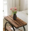 COWLOWN Industrial Narrow End Table with 3 Shelves, Slim Side Table for Small Spaces - 4 of 4