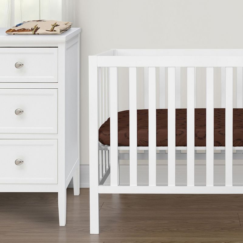 Sweet Jojo Designs Boy Baby Mini Crib Bedding Set - Wild West Cowboy Multicolor 3pc, 1 of 6