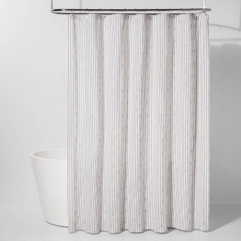 Textured Stripe Shower Curtain Black White Project 62 Target